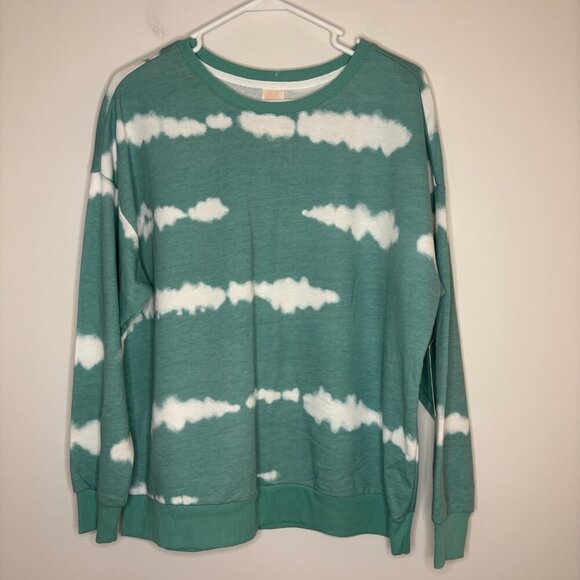 SWEET TREASURES NEW Tie Dye Sweatshirt Womans S (4-6) Long Sleeve Round Neck - Picture 3 of 6